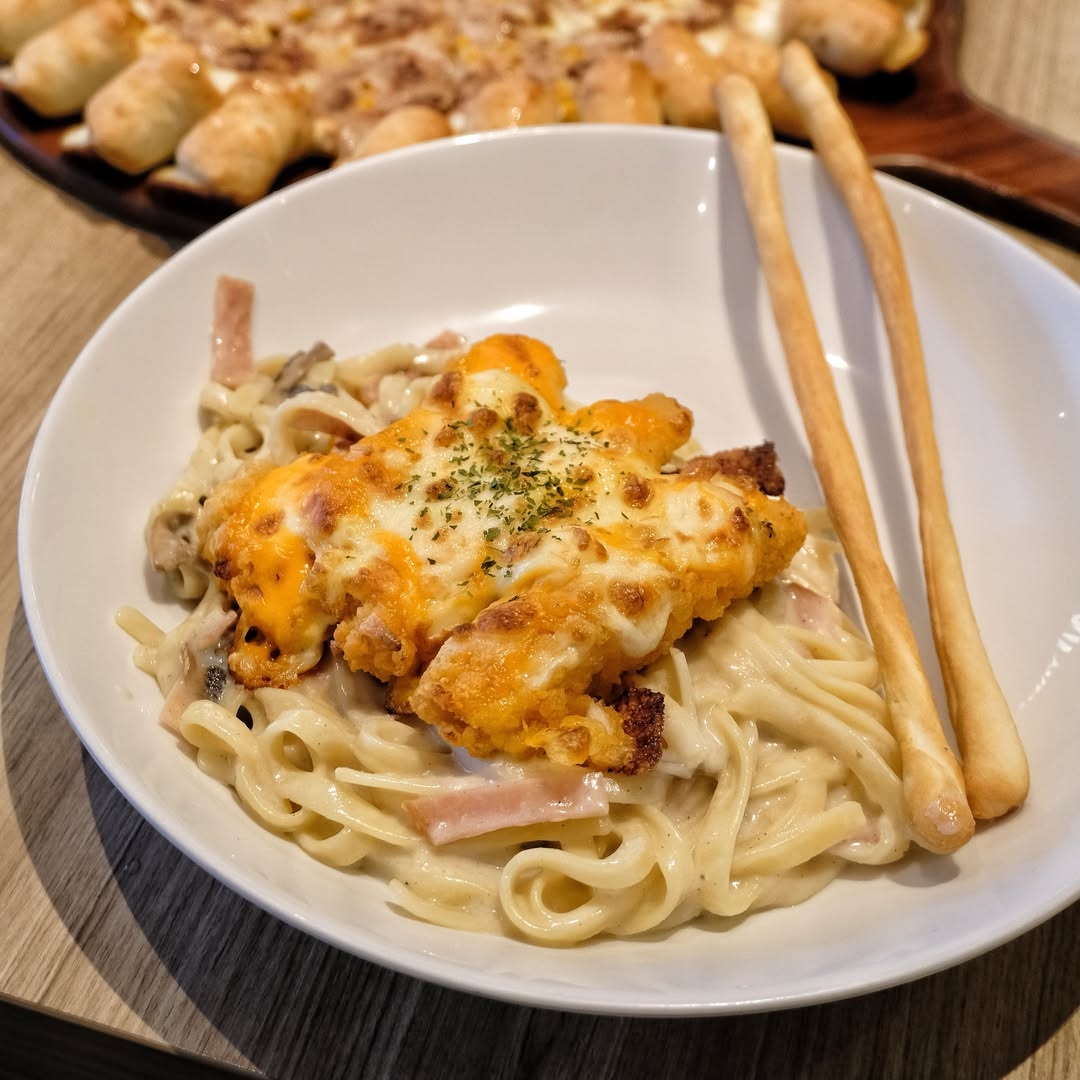 Crispy Chicken Fettuccine