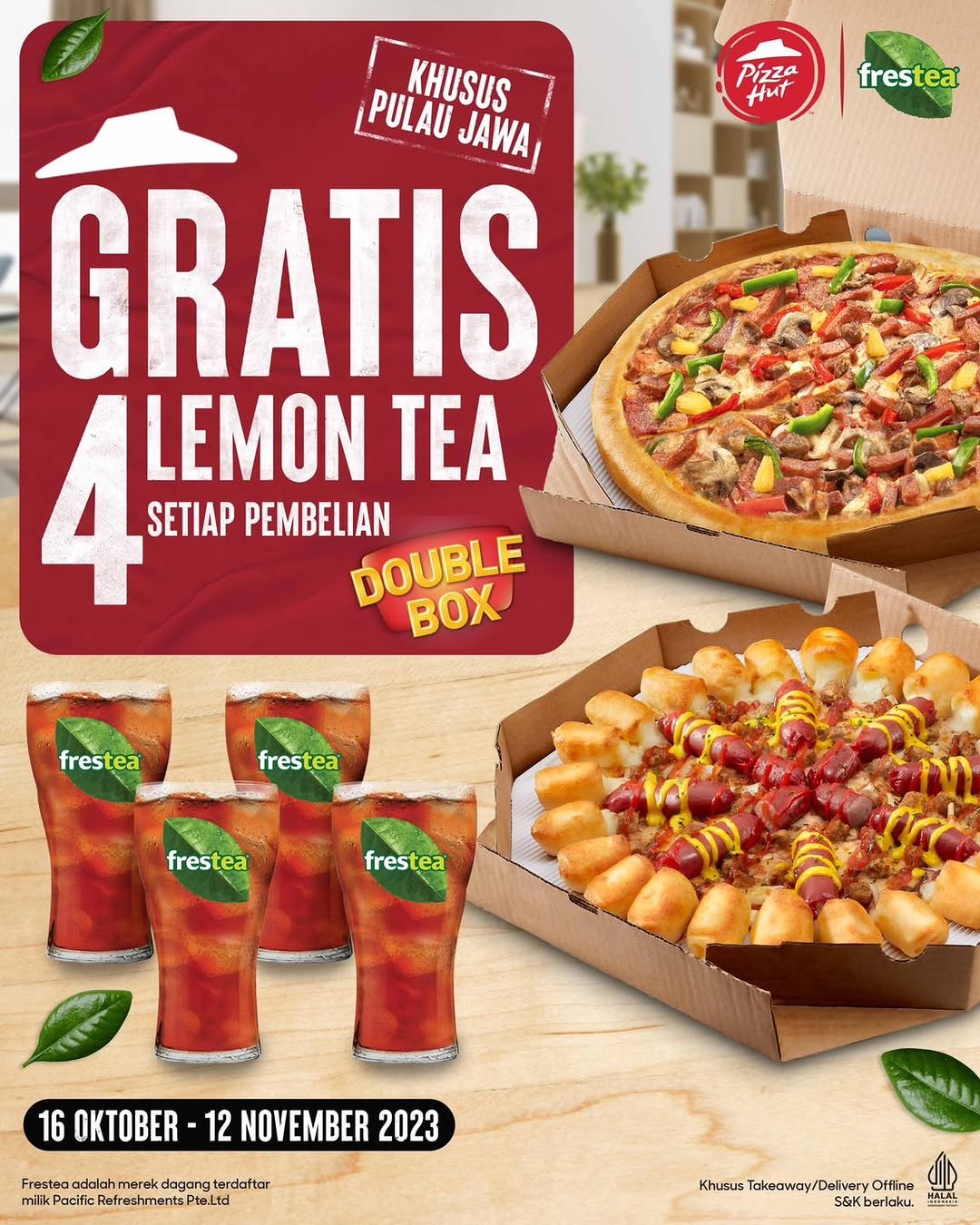 Double Box Regular Free 4 Drinks