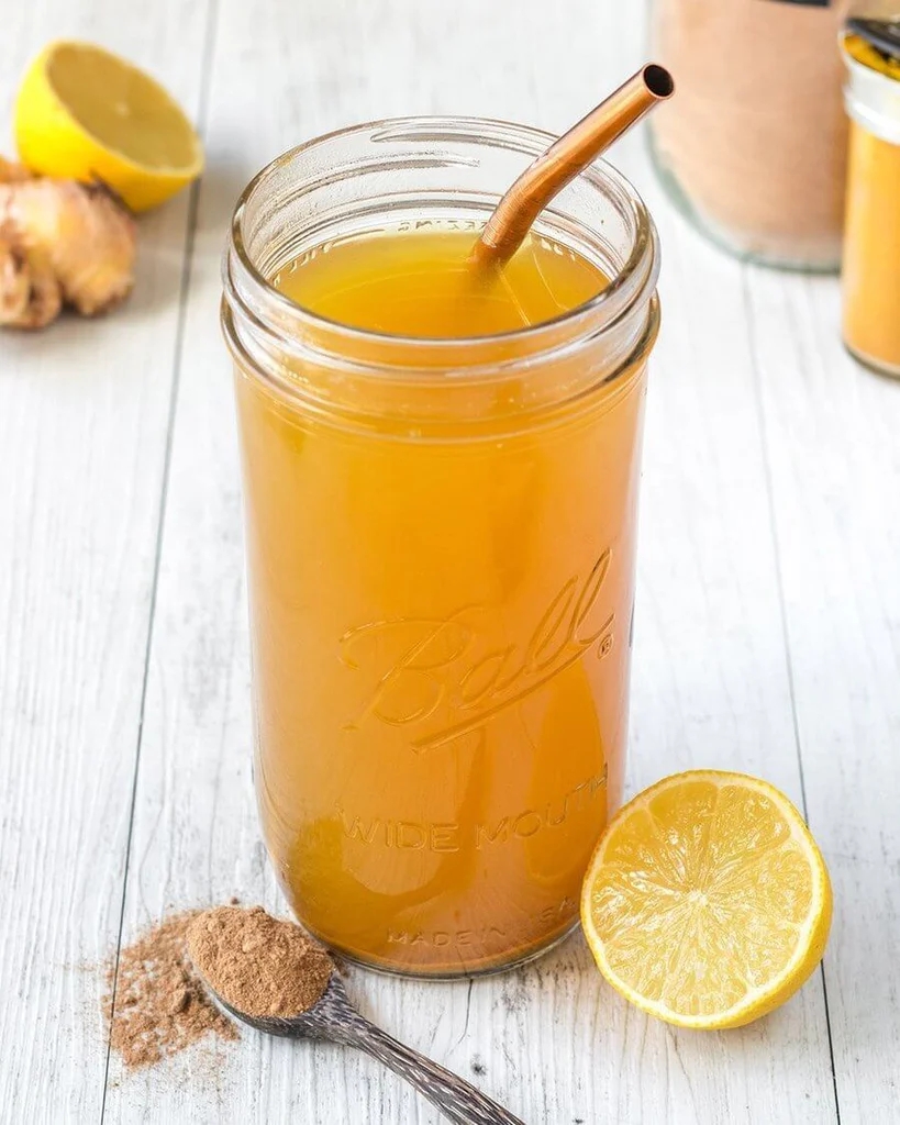 Ginger Lemon Tea (Cold)