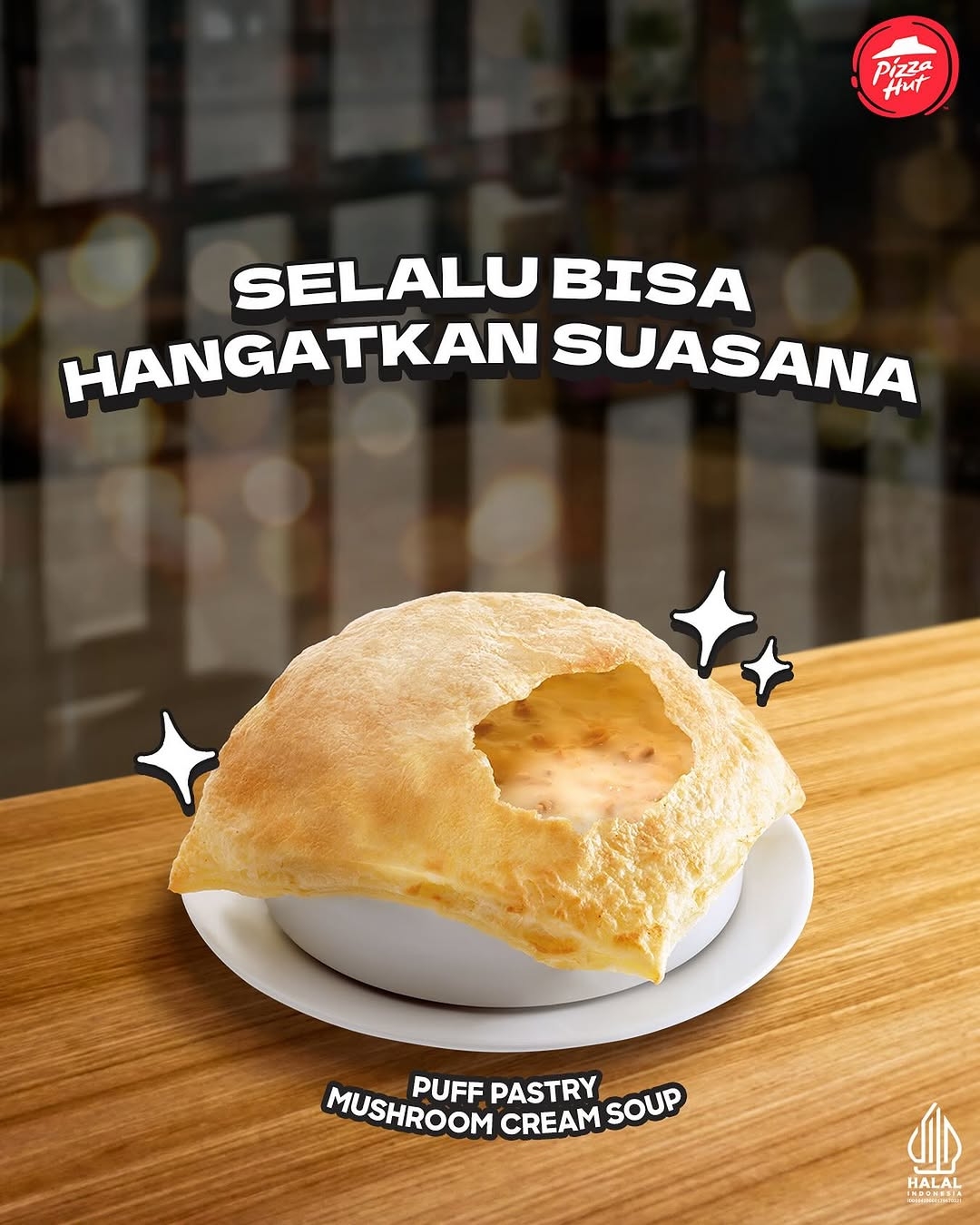 Puff Pastry Mushroom Cream Soup